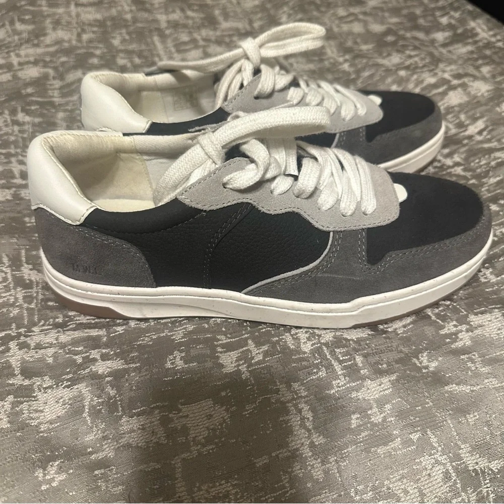 Madewell Court Sneakers in Dark Colorblock Nubuck and Suede Sz: 7.5